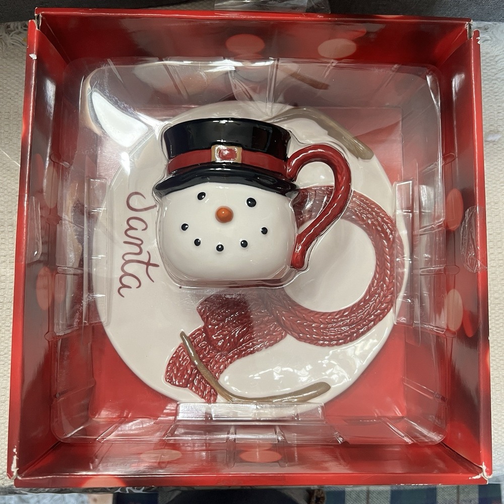 St. Nicholas Square® Yuletide 2-Pc. Snowman Cookies for Santa Set - Picture 2 of 14